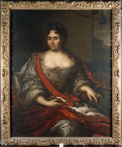Portret van koningin Catharina I van Rusland, 1717