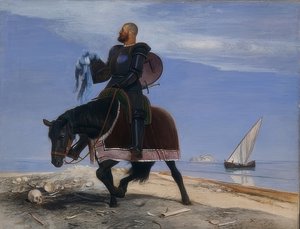 De avonturier door Arnold Böcklin