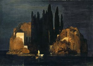 Duits: Die Toteninsel Eiland van de Doden door Arnold Böcklin