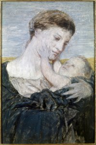 Moeder en Kind door Arnold Böcklin
