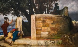 Het heiligdom van Hercules door Arnold Böcklin