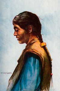 Een typische Tibetaan door Arnold Henry Savage Landor