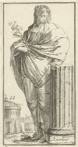 Personificatie van reinheid door Arnold Houbraken