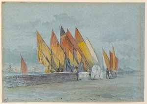 Langs een kanaal door Arnold William Brunner