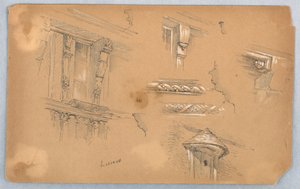 Architectonische details in Lisieux