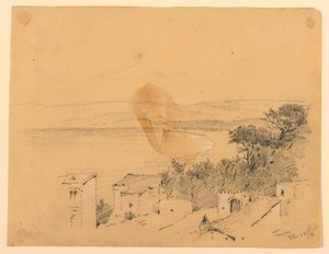 Baai van Tanger door Arnold William Brunner
