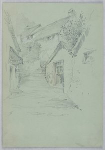 Smalle Trappen tussen Huizen door Arnold William Brunner