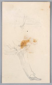 Schets van Gekruiste Benen door Arnold William Brunner