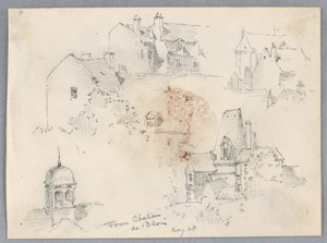 Schetsen van Château de Blois