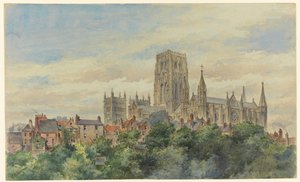 Uitzicht op Durham Kathedraal
