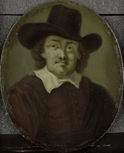 Portret van Jeremias de Decker, Dichter in Amsterdam
