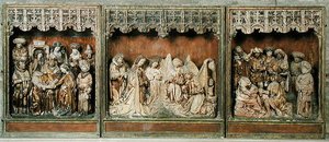 Altaarstuk, van Kalkar, Neder-Rijn, c.1483 door Arnt von Zwolle
