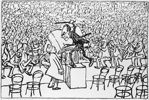Gustav Mahler dirigeert, uit 