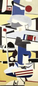 Studie voor de luchthaven Newark door Arshile Gorky