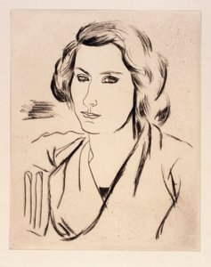 Jonge vrouw door Arshile Gorky