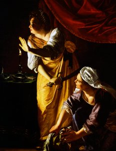 Judith en haar dienstmaagd door Artemisia Gentileschi