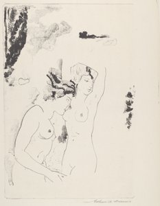 Nimfen van de Stroom door Arthur B. Davies