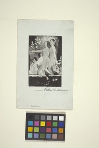 Nocturne door Arthur Bowen Davies
