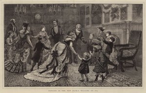 Dansen in het nieuwe jaar, een welkom aan 1873