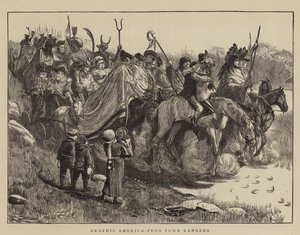 Grafisch Amerika, Frog Town Rangers door Arthur Boyd Houghton