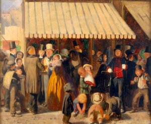 Scène op een kermis