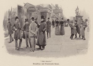 "De Rialto" door Arthur Burdett Frost