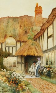 Een Stil Moment door Arthur Claude Strachan