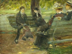 In het Park door Arthur Clifton Goodwin