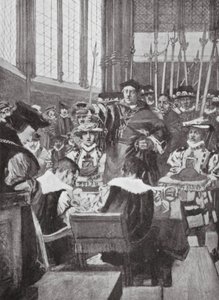 Een Inbreuk door Wolsey op de Commons door Arthur David (after) McCormick