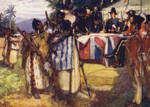 Ondertekening van het Verdrag van Waitangi