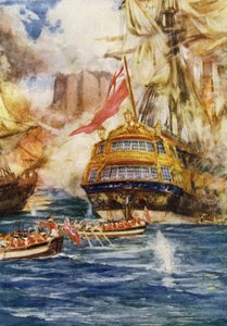 Bestorming van Geriah, 1756