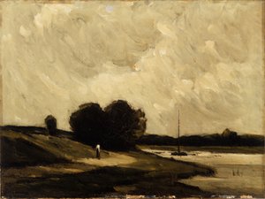 Bij Portchester (Olieverf op doek)