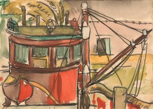 Olietanker II door Arthur Dove