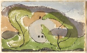 Zonder titel (Landschap) door Arthur Dove