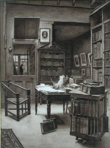 Het interieur van een boekwinkel