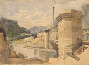 Todmorden, Yorkshire, Engeland door Arthur Fitzwilliam Tait