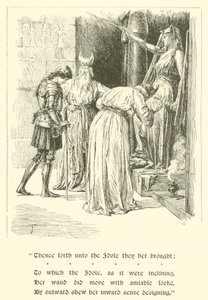 De Avonturen van Sir Artegall, Radigund en Britomart (gravure)