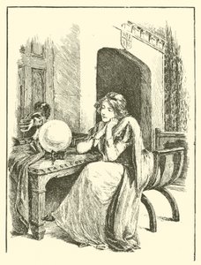 De Legende van Britomart, Britomart en de Magische Spiegel (gravure)