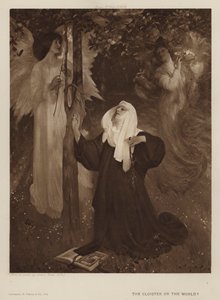 Het Klooster of de Wereld? door Arthur Hacker