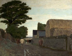 Rijden naar de melk, 1881 door Arthur Hawksley