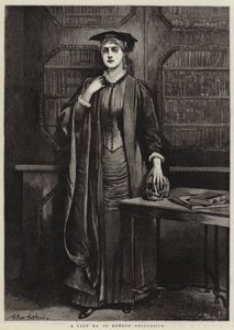 Een Dame BA van de Universiteit van Londen door Arthur Hopkins