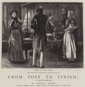 Van start tot finish, een race-romance door Arthur Hopkins