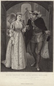 Koning Hendrik VIII en Anne Bullen door Arthur Hopkins