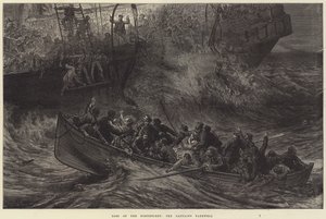 Verlies van de Northfleet, het Afscheid van de Kapitein door Arthur Hopkins