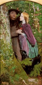 De Lange Verloving, 1859 door Arthur Hughes