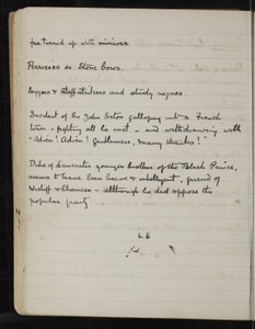 Pagina uit een notitieboek voor The White Company, The Newberry Library Vault Folio Case MS 5116 no. 2 door Arthur Ignatius Conan Doyle