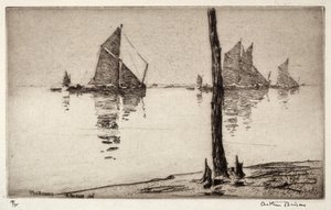 De Vuurtoren door Arthur John Trevor Briscoe