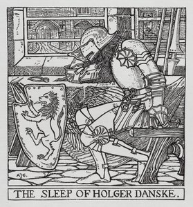 Hans Christian Andersen: Holger Danske door Arthur Joseph Gaskin