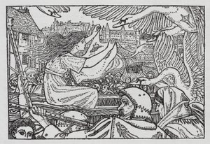 Hans Christian Andersen: De wilde zwanen door Arthur Joseph Gaskin