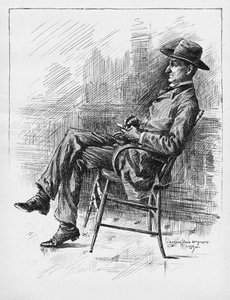 Portret van Benjamin Peter Old Hutch Hutchinson
